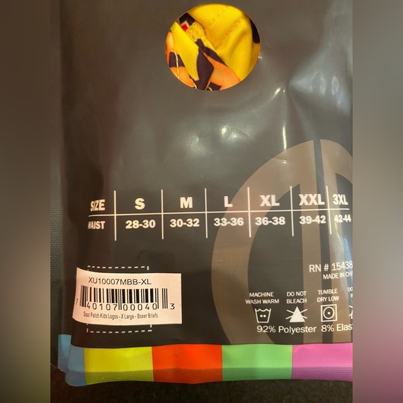 ODD Boxer Briefs Men’s Premium Underwear Sour Patch Kids Size XL 36-38 - Picture 7 of 7